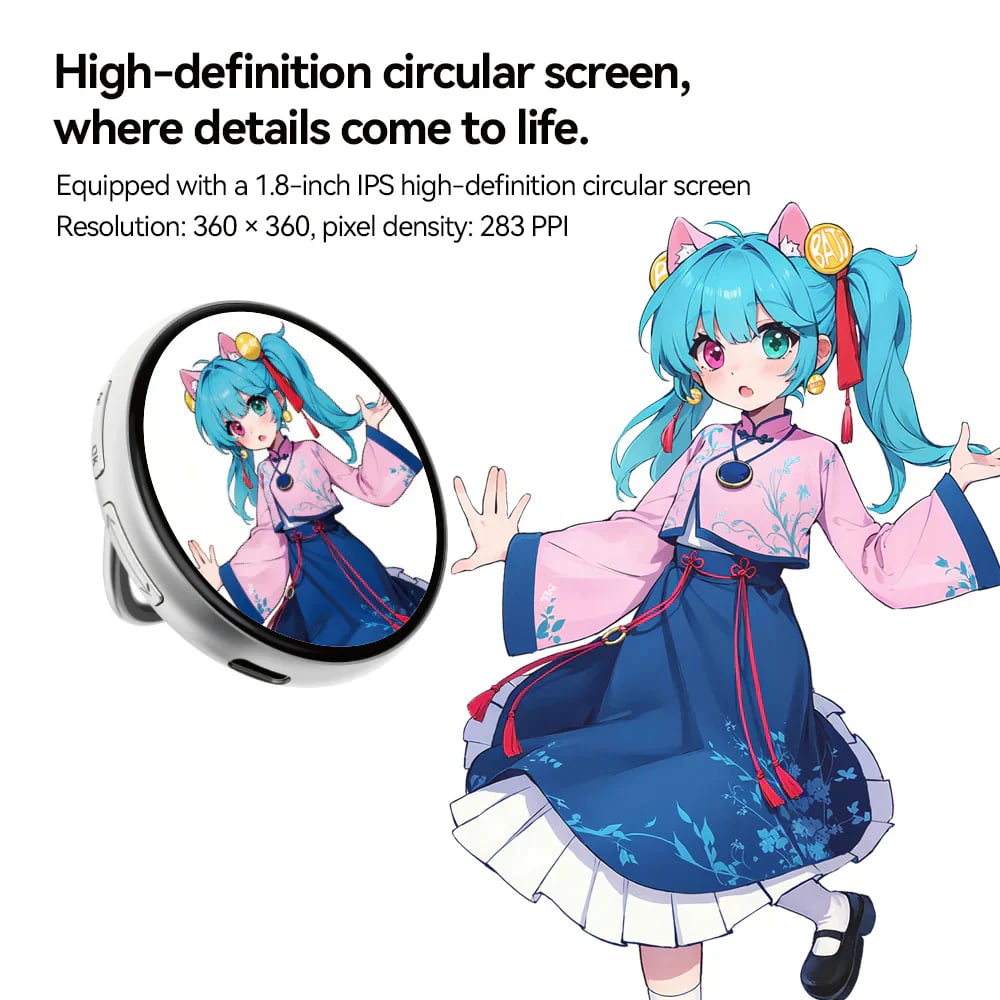 PixelPin – Digital Badge Photo & GIF Display Screen Pin – image 4