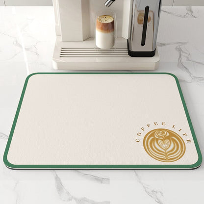 NoSpill – Kitchen Drain Drying Pad – Latte / 30x40cm