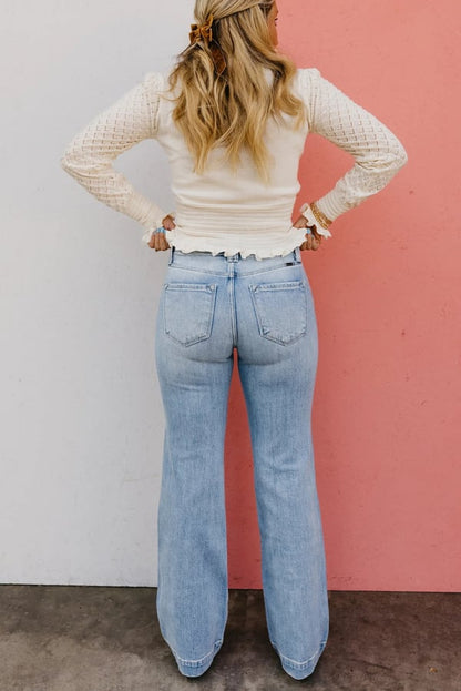 ShapeDenim – Vintage Wash Straight-Leg Jeans – image 9