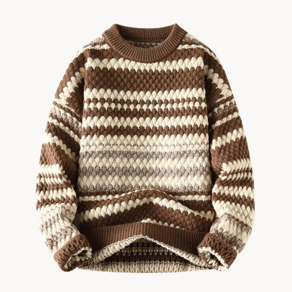 Dexter Crew Neck Sweater – Brown / XS
