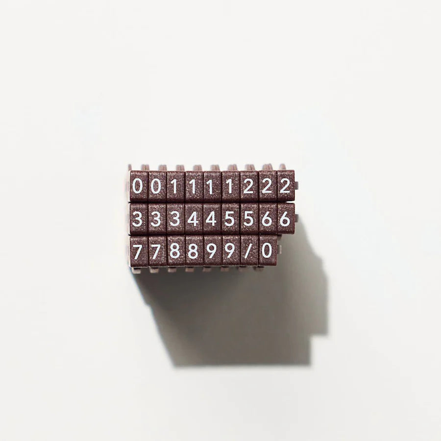 TimeBlocks – Connected Calendar Stamp – Numbered