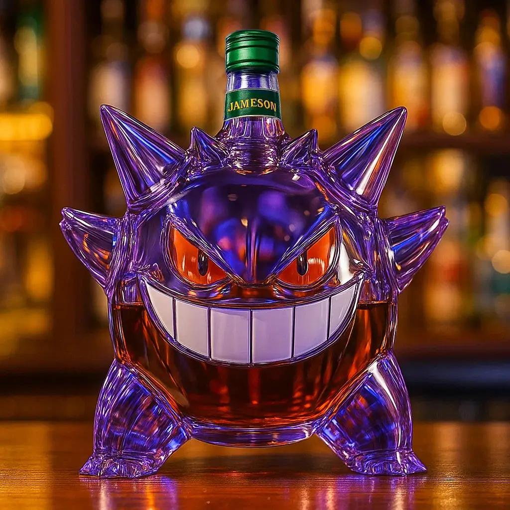 Gengar Whiskey Bottle – Jameson