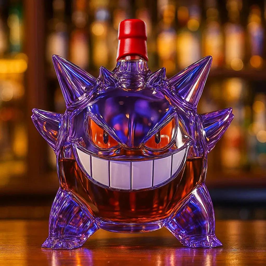 Gengar Whiskey Bottle – Maker's Mark
