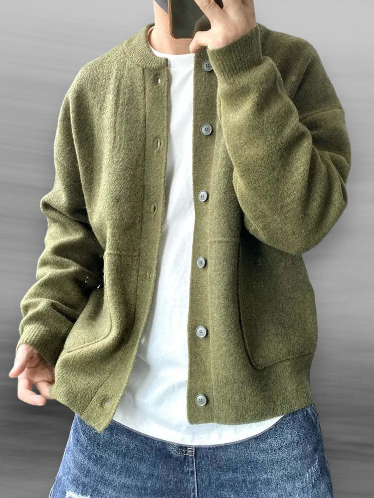 Beaufort Casual Cardigan – Green / M