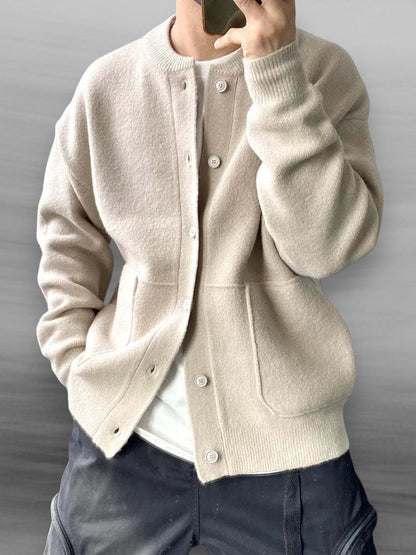Beaufort Casual Cardigan – Beige / M