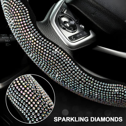 LuxiDrive – Crystal Studded Steering Wheel Cover – image 7