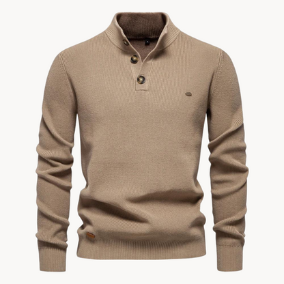 Ashton Button Mockneck Sweater – image 2