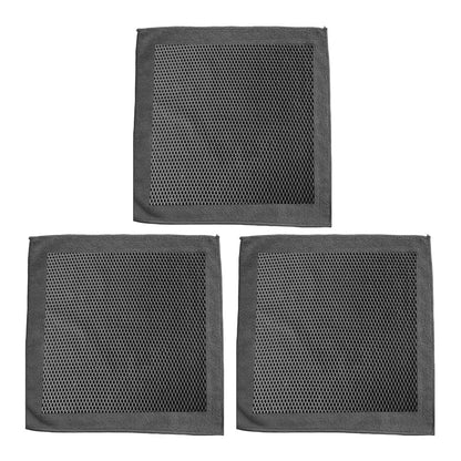 LumeGloss – Professional Synthetic Clay Towel – Grey / 3 Pcs