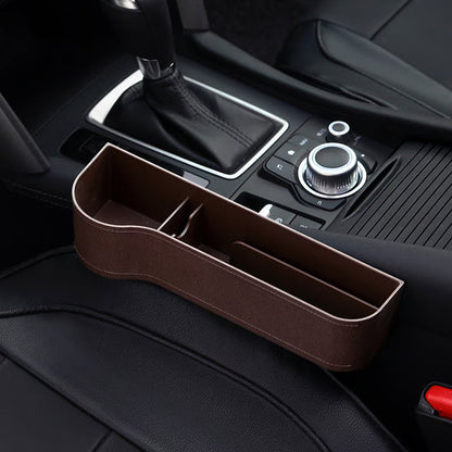 DriveMate – Multi Pocket Leather Car Seat Storage Organizer – image 24