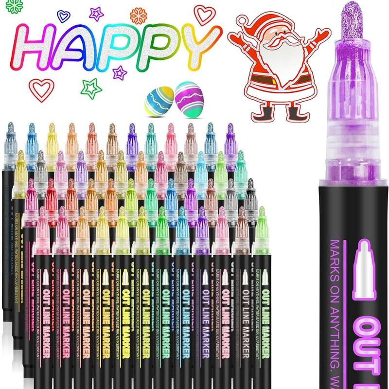 GlowStroke – Double Line Outline Marker Pens – image 6