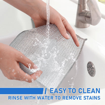 SilverScrub – Non-Scratch Mesh Cleaning Dishcloths – image 3