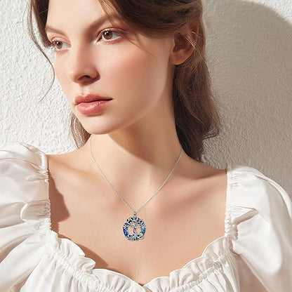CelestiaTree – Elegant Mother’s Day Crystal Necklace – image 2