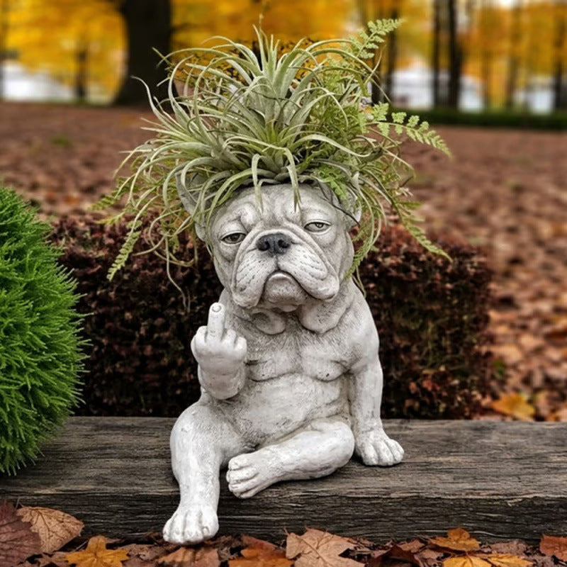 BullyPot - Decorative Dog Planter – A
