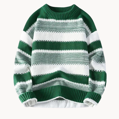 Ellis Crew Neck Sweater – Green / XS