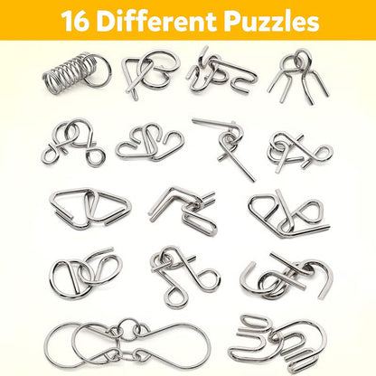PuzzleCore – IQ Challenge Metal Puzzle Set – image 8