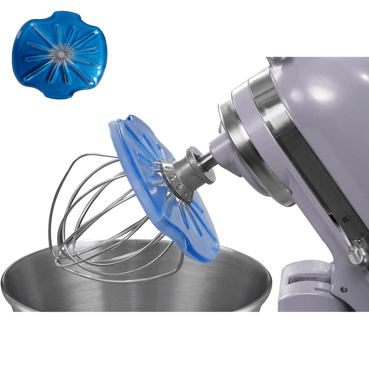MixEase – The Instant Whisk Cleaner – Tilt-Head Mixers (4.5QT-5QT) / Blue