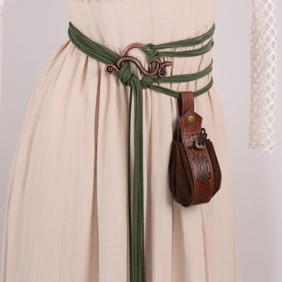 NordicForge – Viking Braided Leather Belt Set – image 10