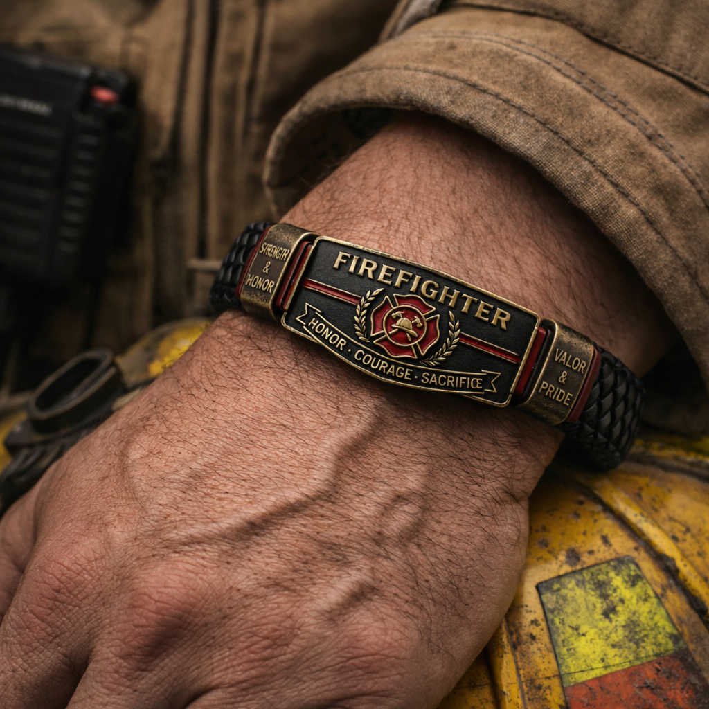 RedLineValor – Firefighter Pride Wristband – image 6