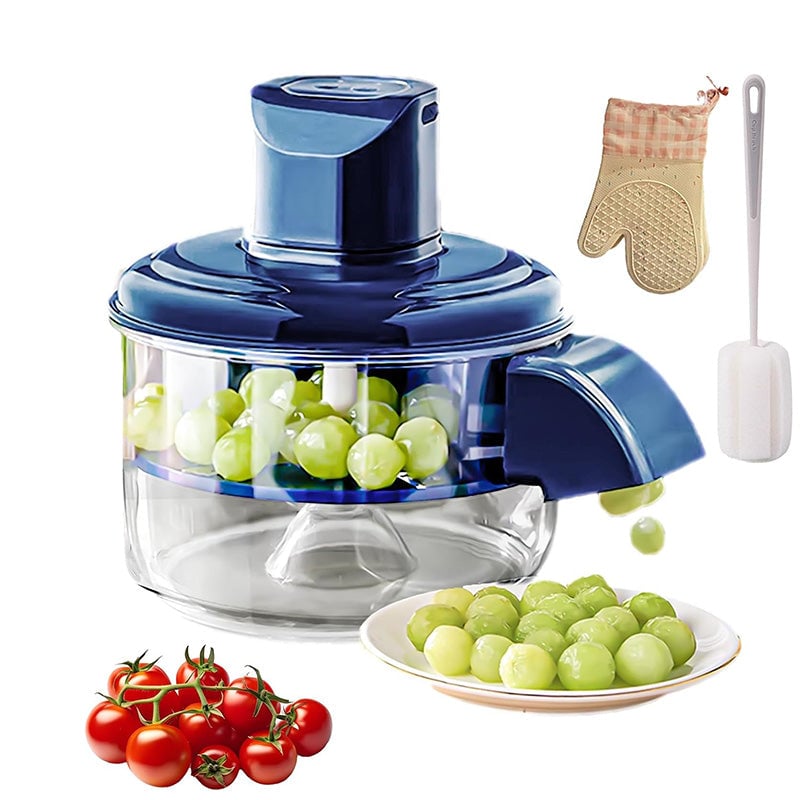 PeelPro – Automatic Fruit Peeling Machine – Blue with export