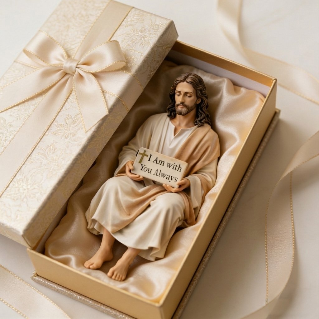 BlessedAura – Handcrafted Jesus Reminder Statue – image 6