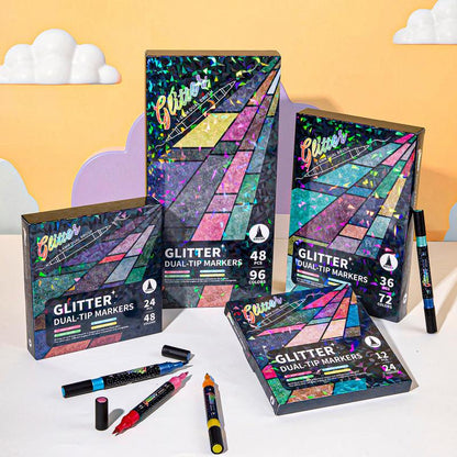 SparkInk – Glitter Effect Brush Markers – image 11