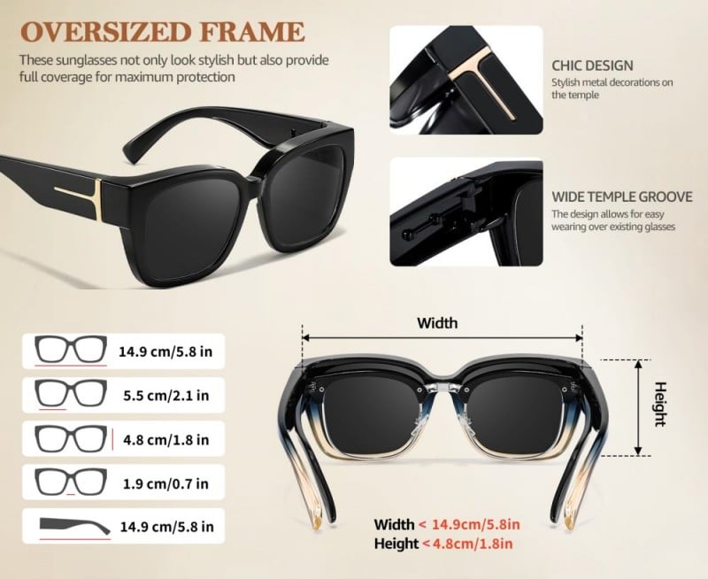 VisionGuard - UV400 Over-Glasses Polarized Sunglasses – image 15