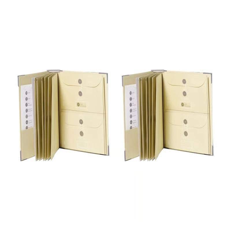 AlertCase – Safety Binder Critical Info Protection Kit – Yellow×2