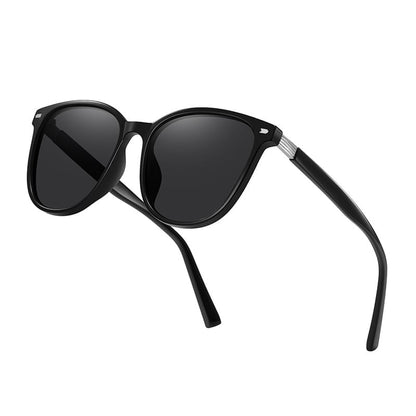 PolarEdge – Big Style Polarized Sunglasses – Black frame / smoked glass