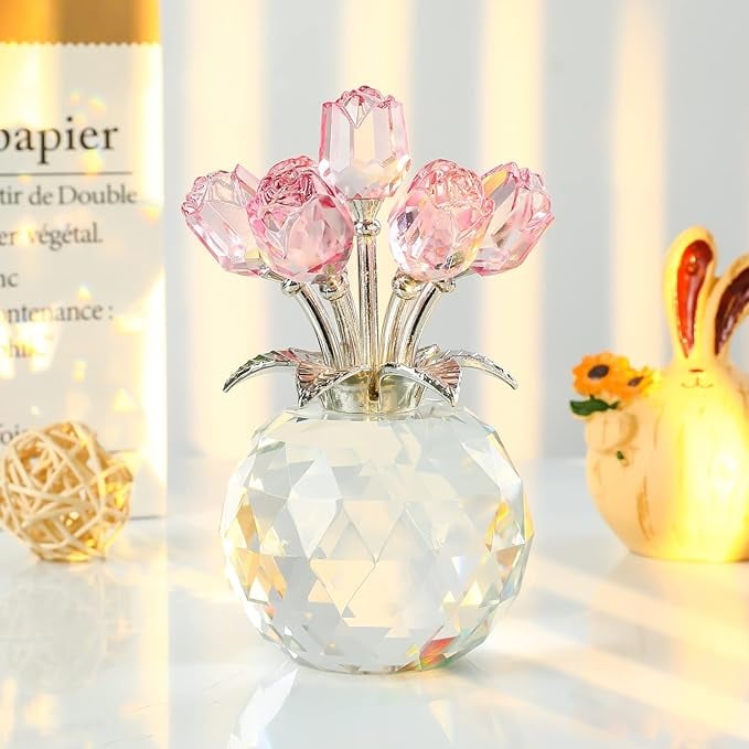 CelestiaRose - Timeless Crystal Arrangement – Pink