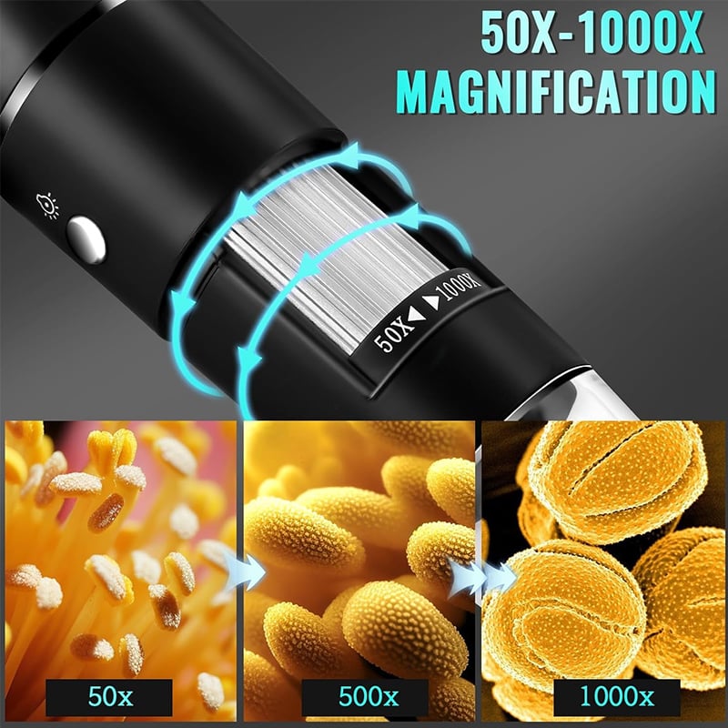 MicroZoom Pro – HD Digital Microscope – 1000X / 1 KIT