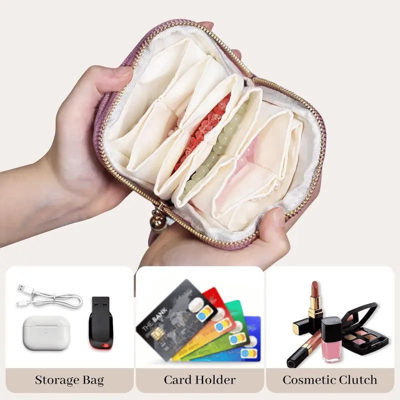 LuxeCarry – Portable Jewelry Storage Bag with Zipper – image 12