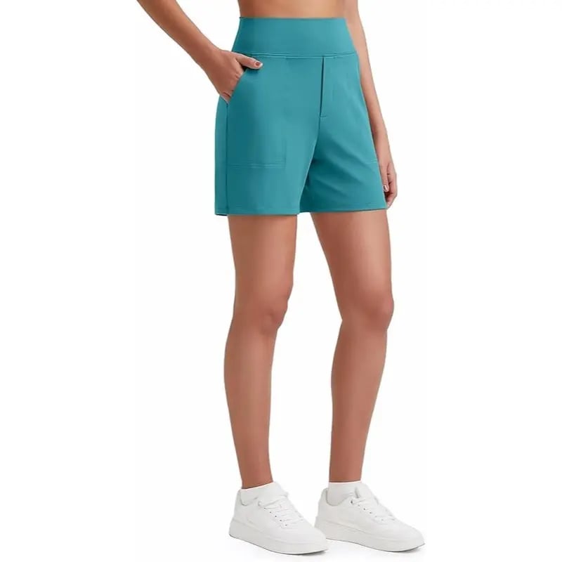 AeroFit – Breathable Summer Athletic Shorts – Turquoise / XS