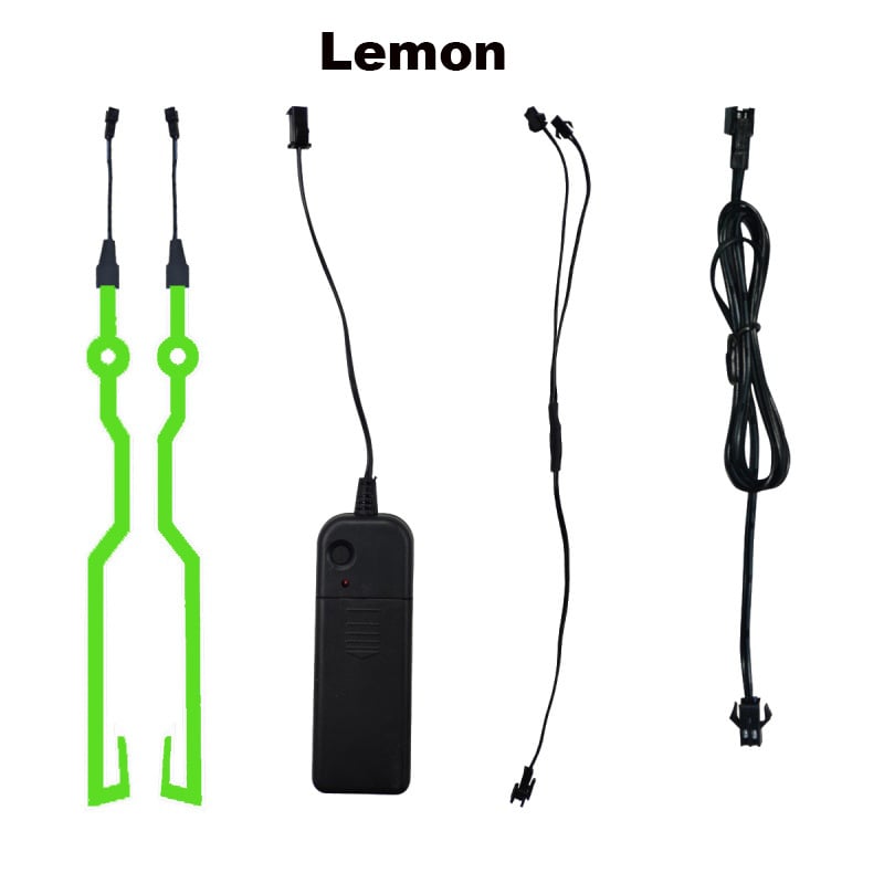 BeamFlex – Motorcycle Helmet Safety Light – Lemon