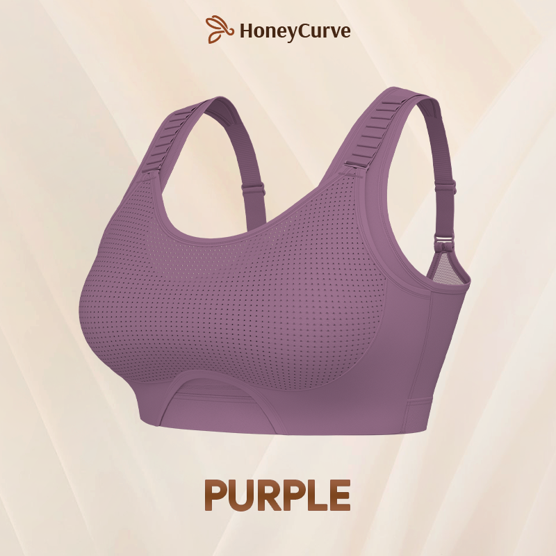 CurveCharm Pro – Soft Lift Comfort Bra – Purple / 30
