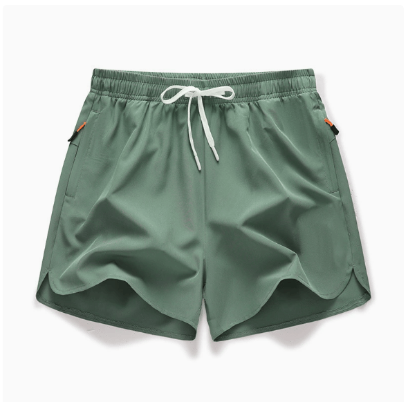FlexCore - Men's Quick-Dry Running Shorts – Green / S