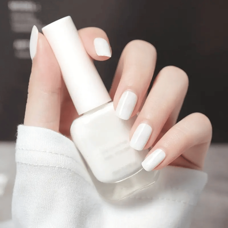 AquaGloss – Non-Toxic Water-Based Nail Polish – White