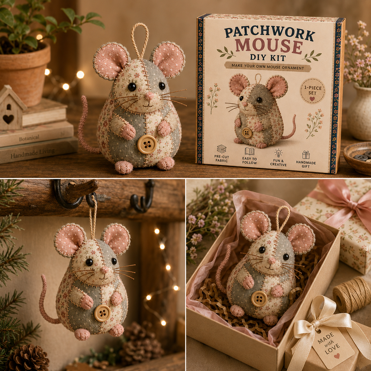 StitchMouse – DIY Patchwork Craft Kit – image 5