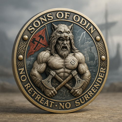 OdinForge – Berserker Spirit Challenge Coin – Buy 1