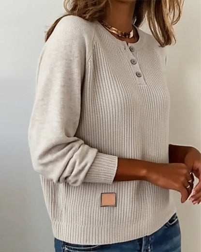 RaglaMode – Stylish Button Sleeve Pullover – image 4