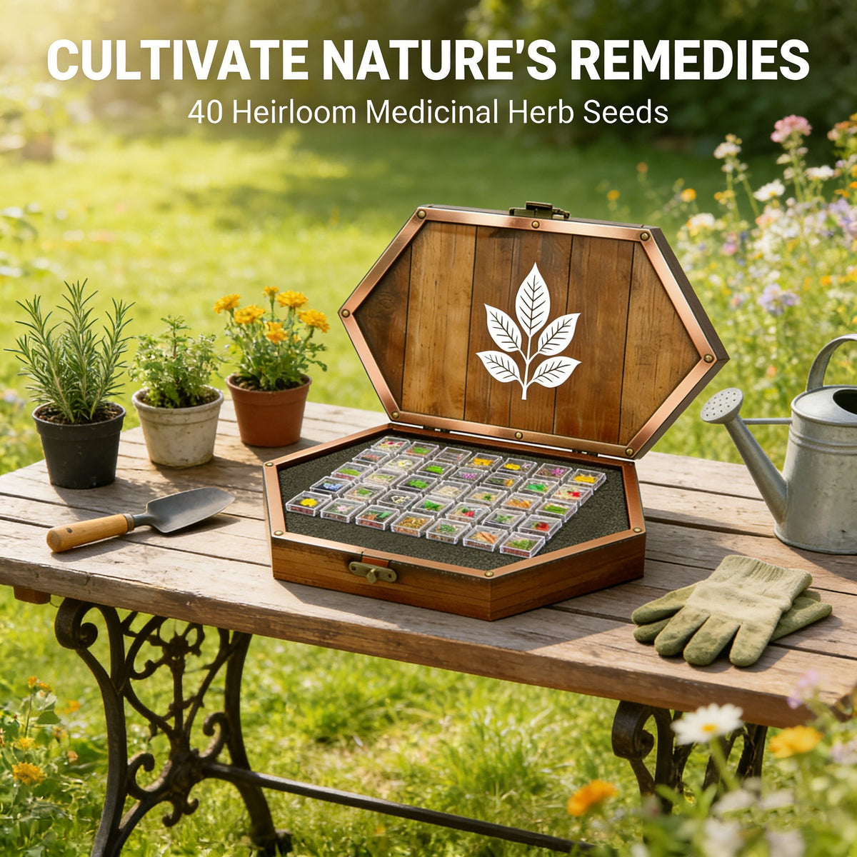 The Ancestral Apothecary Seed Chest: 40 Varieties of Medicinal Herb Seeds – image 4