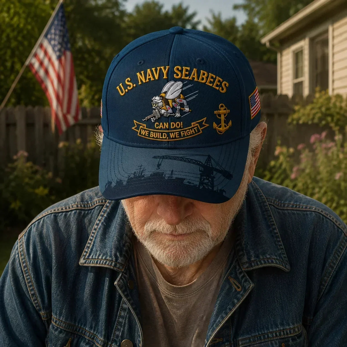 Seabee - US Navy Seabees “Can Do!” Tribute Cap – image 8
