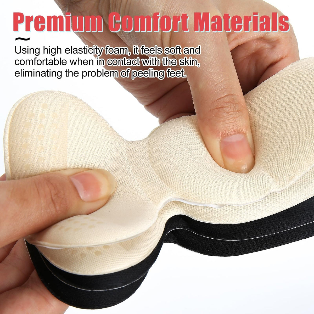 Soft Heel Cushion Pads Anti-slip Heel Protectors for Women & Men – image 5