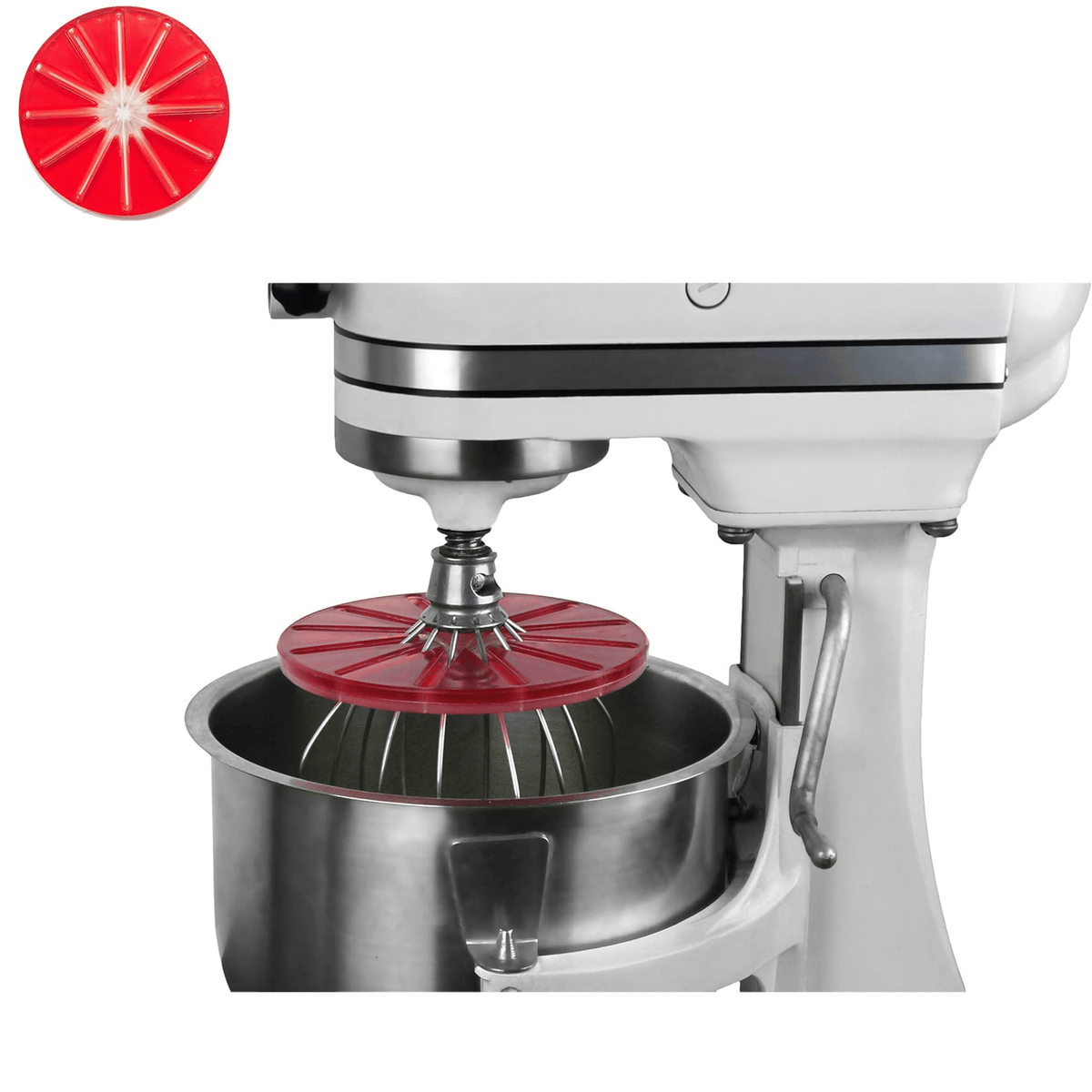 MixEase – The Instant Whisk Cleaner – Bowl-Lift Mixers / Red
