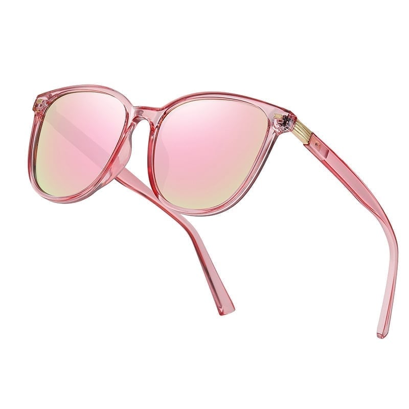 PolarEdge – Big Style Polarized Sunglasses – Pink frame / Pink gradient