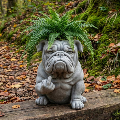 BullyPot - Decorative Dog Planter – Bulldog