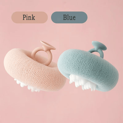 SpaPetal – Luxury Shower Sponge – Pink+Blue