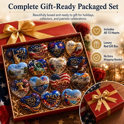 PatriotHearts – America 250th Anniversary Heart Ornament Collection – image 5
