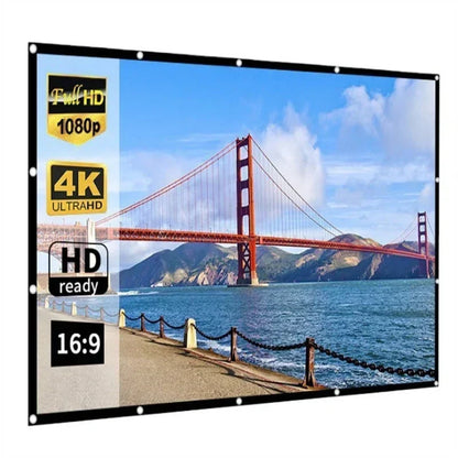 CinemaView – HD Matte White Projection Screen – 100 in (220*124 cm)