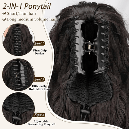 SilkiPony – Natural Hair Ponytail Extension – image 20