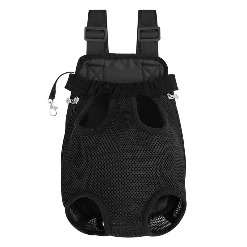 PawVoyage – Pet Travel Leg-Out Backpack – Black / S (less than 5.5 pounds)/( <2.5KG)